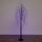 6ft. Orange & Purple LED Pre-Lit Halloween Black Willow Artificial Fall Tree